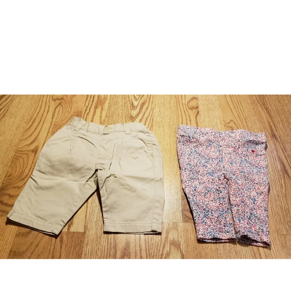 Ralph Lauren & Levi's Baby Girls Pants Size: 6 Months Lot of 2